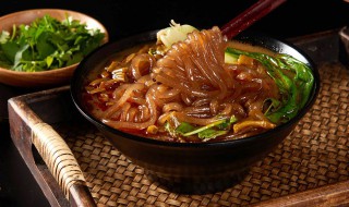 红薯酸辣粉的做法 红薯酸辣粉的家常做法