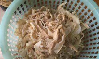 笋衣泡发的正确方法 笋衣泡发的正确方法介绍