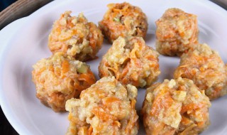 胡萝卜丸子怎么做 胡萝卜丸子的做法