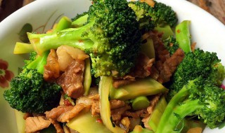 肉片炒西兰花怎么做 肉片炒西兰花做法