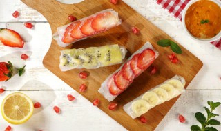 梦幻透明水果春卷 梦幻透明水果春卷的步骤