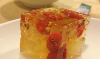 造型桂花枸杞冻 造型桂花枸杞冻如何做