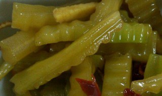 酱莴苣如何做 做酱莴苣的方法