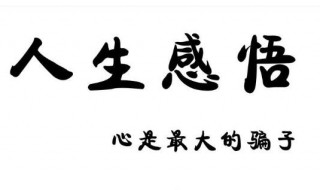 人生感悟经典格言 人生感悟经典格言有哪些