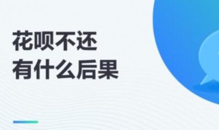 花呗用了不还会怎么样 花呗用了不还的后果