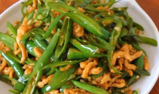 青椒和瘦肉怎么做 青椒炒瘦肉的做法