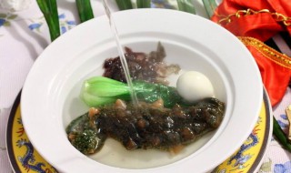 海参冲汤如何做 海参的家常做法冲汤活海参