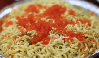 蟹籽面怎么做 蟹籽面的做法