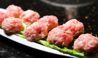 猪肉丸怎么做呀 做猪肉丸方法