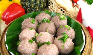 干蒸肉丸怎么做 客家菜干蒸肉丸的做法