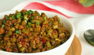 肉末炒豇豆的方法 肉末炒豇豆的方法介绍