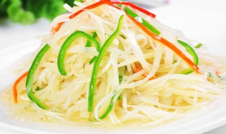 凉拌土豆丝的做法步骤 凉拌土豆丝的好吃做法