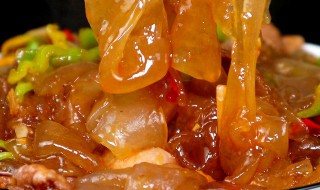 红薯粉皮的做法 红薯粉皮如何做