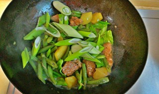 炖四季豆的做法 可以与土豆一同食用