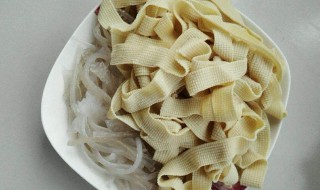 豆皮粉条的做法 拌凉菜的做法分享