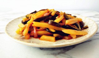 幼儿园宝宝吃的茄条的做法 怎么做好吃