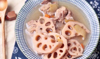莲藕怎么煲汤才粉 美食一刻