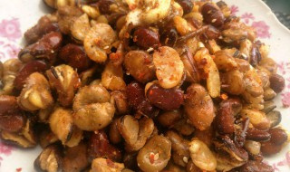 生煎胡豆怎么做 看完你就知道怎么做了