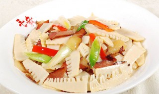 肥肉炒竹笋窍门 肥肉炒竹笋的做法