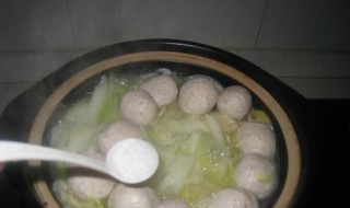 炖小肉丸怎么做 炖小肉丸做的方法