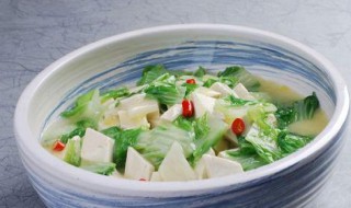 大白菜炖豆腐的做法 大白菜炖豆腐做法的介绍
