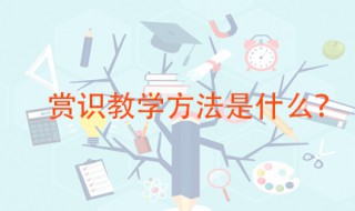 赏识教学方法 这种方法的本质是什么