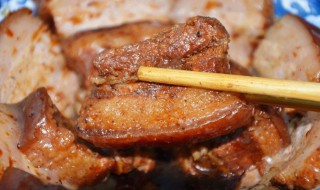 卤五花肉的做法及配料 卤五花肉的做法