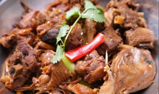 干锅鹅肉怎么做 干锅鹅肉的做法