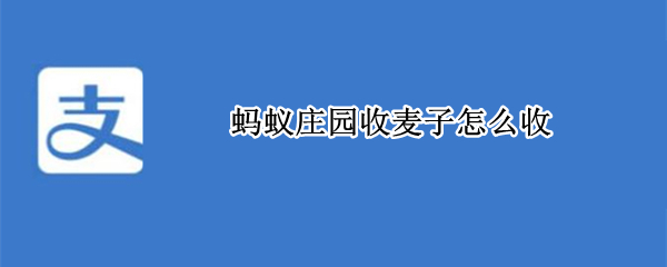 蚂蚁庄园收麦子怎么收 蚂蚁庄园有人帮你种下了麦子收了有什么用