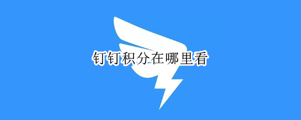 钉钉积分在哪里看（钉钉积分在哪里找）