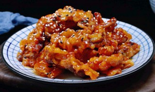 糖酥里脊的做法 你都学会了吗