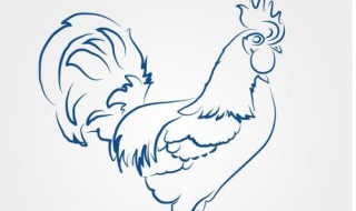 简笔画鸡的画法 最简单的画法