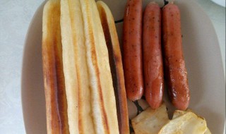 早餐香肠的做法 美味的早餐