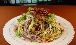 紫甘蓝怎么拌凉菜 送给喜欢的你