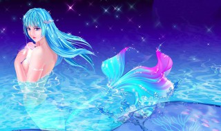 孔雀美人鱼怎么画 画法很简单