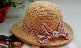 拉菲纸太阳帽的钩法 棉草拉菲遮阳帽的钩编方法