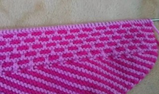 中间工字花棉拖鞋图文教程 操作步骤如下