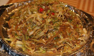 怎样做牛心菜炒粉条 牛心菜炒粉条做法介绍