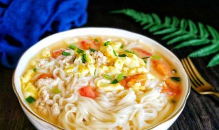 怎样做猪肉汤面 猪肉汤面的做法