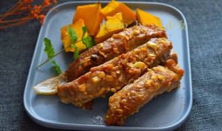 南瓜烤排骨如何做 南瓜烤排骨怎么做