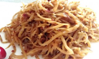 疙瘩咸菜丝怎样做 疙瘩咸菜丝做法