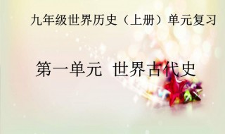 初中历史复习技巧 初中的历史如何复习