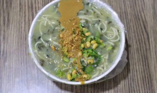 野菜粉浆面条怎样做 野菜粉浆面条的做法