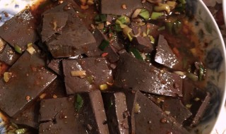 羊血豆腐的家常做法 每天可以吃多少呢