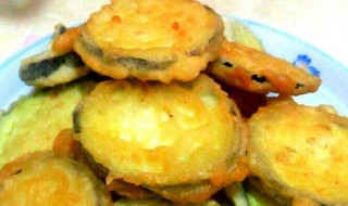 面粉炸茄子的家常做法 如何做炸茄子