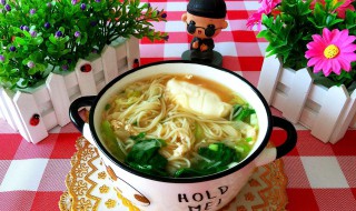 家常汤面 家常汤面的做法是怎么做的