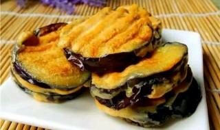 素煎茄饼如何做 素煎茄饼做法