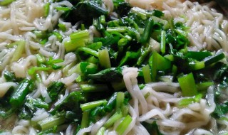香菜和面条怎样做 怎么做香菜面