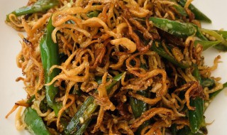 炒银鱼的制作方法 辣椒炒银鱼的做法