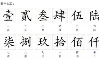 二大写怎么写 汉字数字为什么要大写